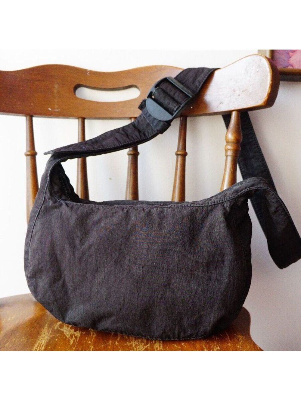 COS Black Crossbody Shoulder Bag with Adjustable Strap